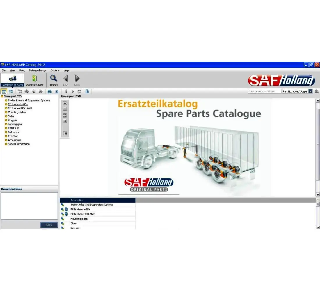 SAFHOLLAND EPC SPARE PARTS CATALOG 2012
